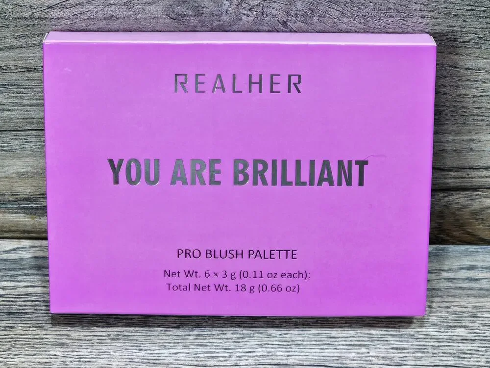 Real Her RealHer You Are Brilliant Pro Blush Palette 6 Shades 18g / 0.66oz